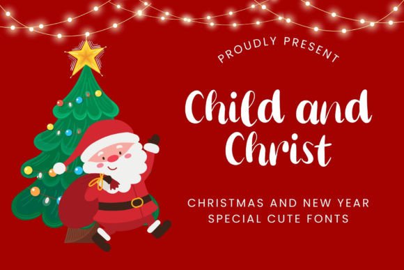 Child and Christ: A Whimsical Display Font for Digital Magic