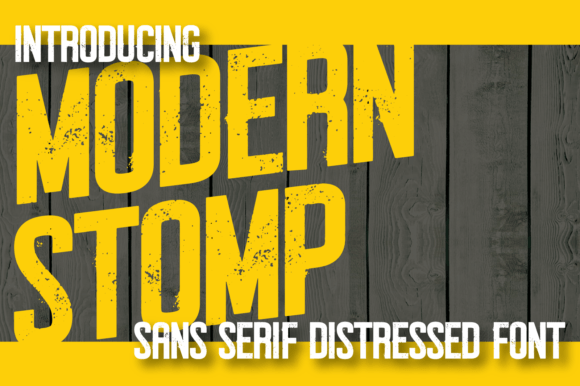 Modern Stomp: A Gritty, All-Caps Display Font That Builds Brand Character
